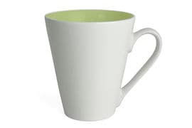 Mugg Attila vit/lime