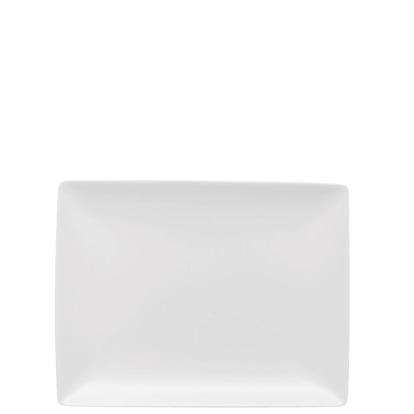 Jade Vit Tallrik Rektangulär 25x19 cm