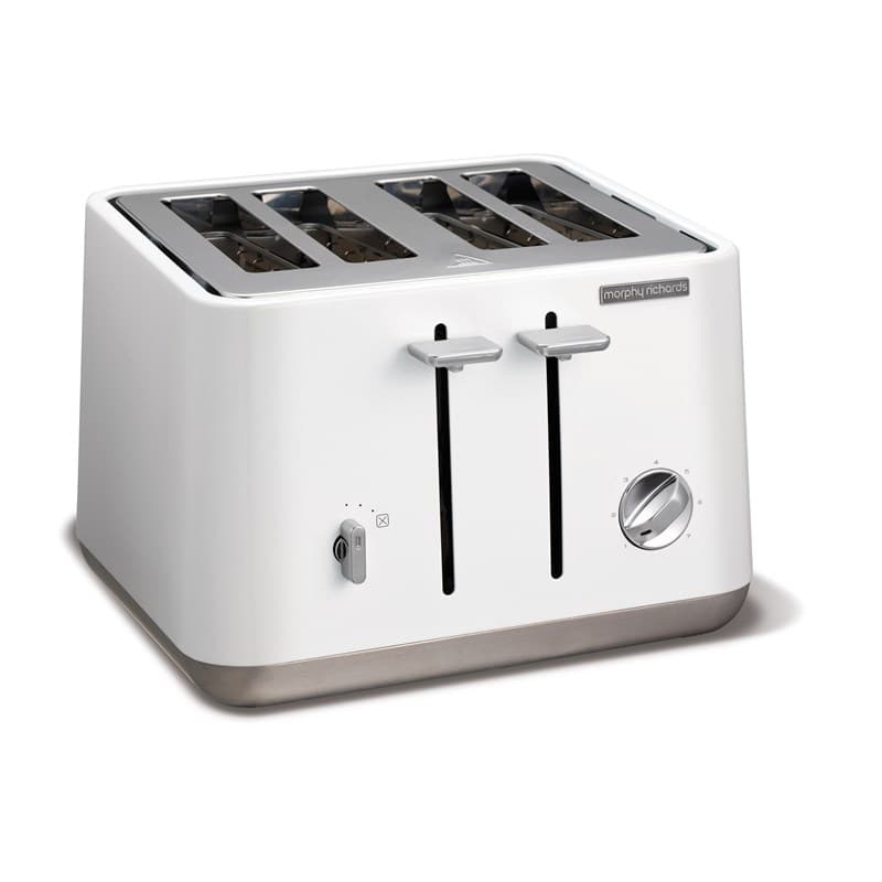 Morphy Richards Aspect Brödrost 4 Skivor Vit