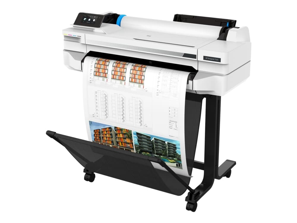 HP DesignJet T525 - 24" storformatsskriver - farge - ink-jet - A1, ANSI D, Rull (61 cm x 45,7 m) - 2400 x 1200 dpi - inntil 0.58 min/side (mono) / in
