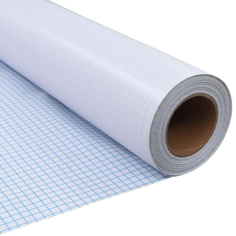 vidaXL Pure Frostet vindufolie mot innsyn melkeglass klebende 0,9x50 m