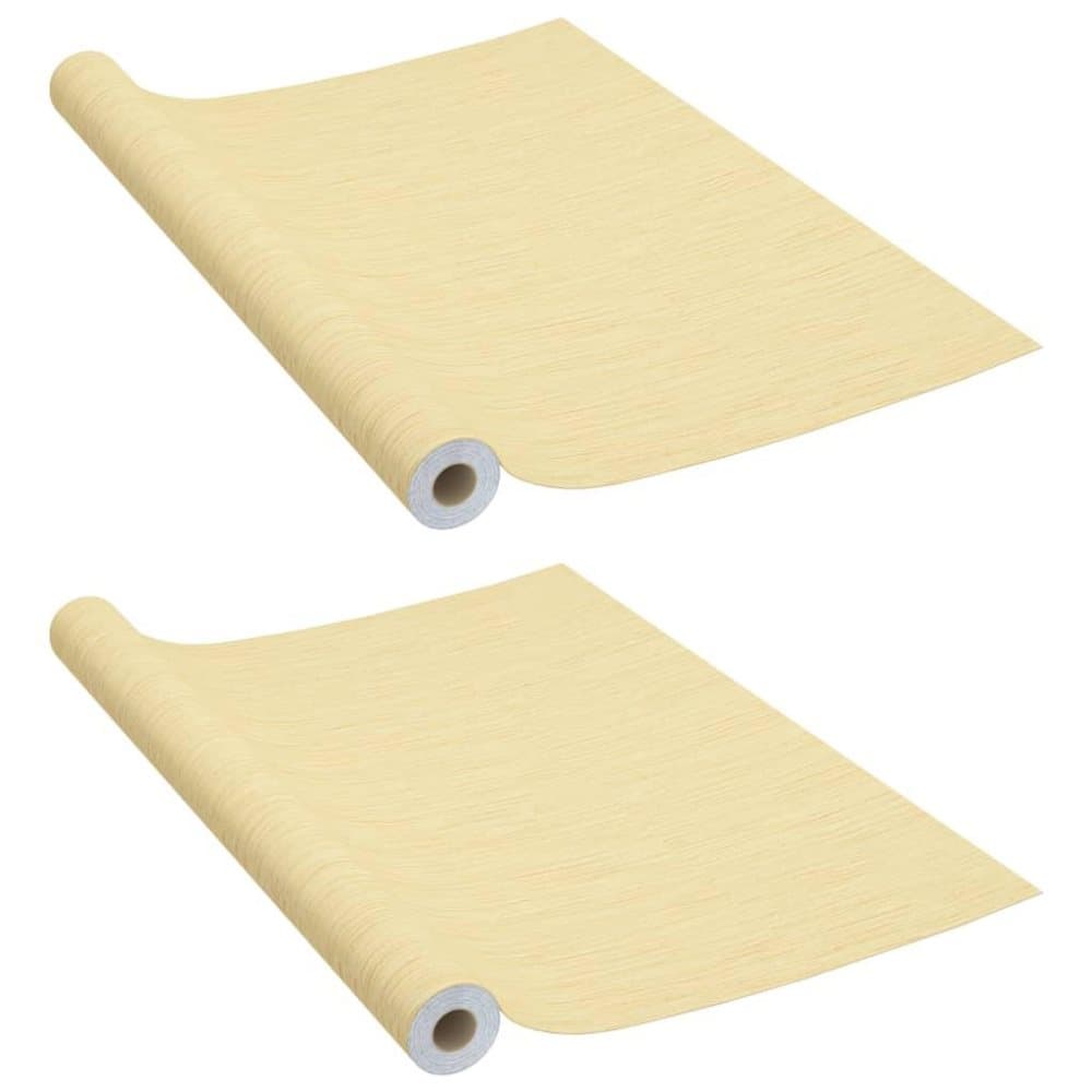 vidaXL Selvklebende folier til dør 2 stk 210x90 cm PVC japansk eik