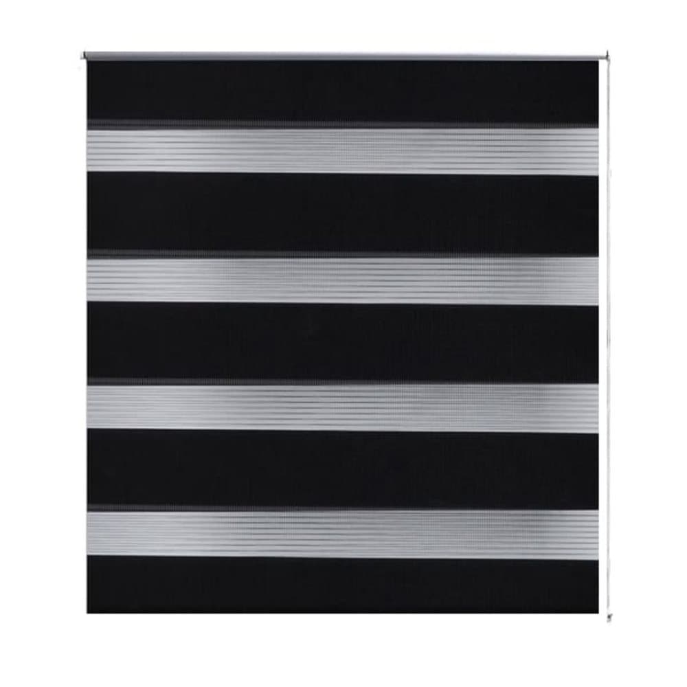 vidaXL Zebra rullakaihdin 40 x 100 cm musta