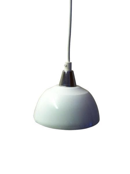 Fönsterlampa Maj Högblanksvit. 15cm. Eklunds Metall