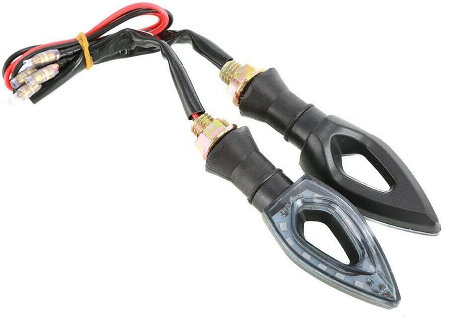 2-pack Motorcykel Blinkers 12 LED,12V, Gult ljus