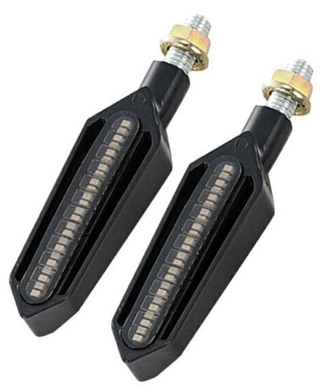 2-pack Motorcykel Blinkers LED, Gult ljus