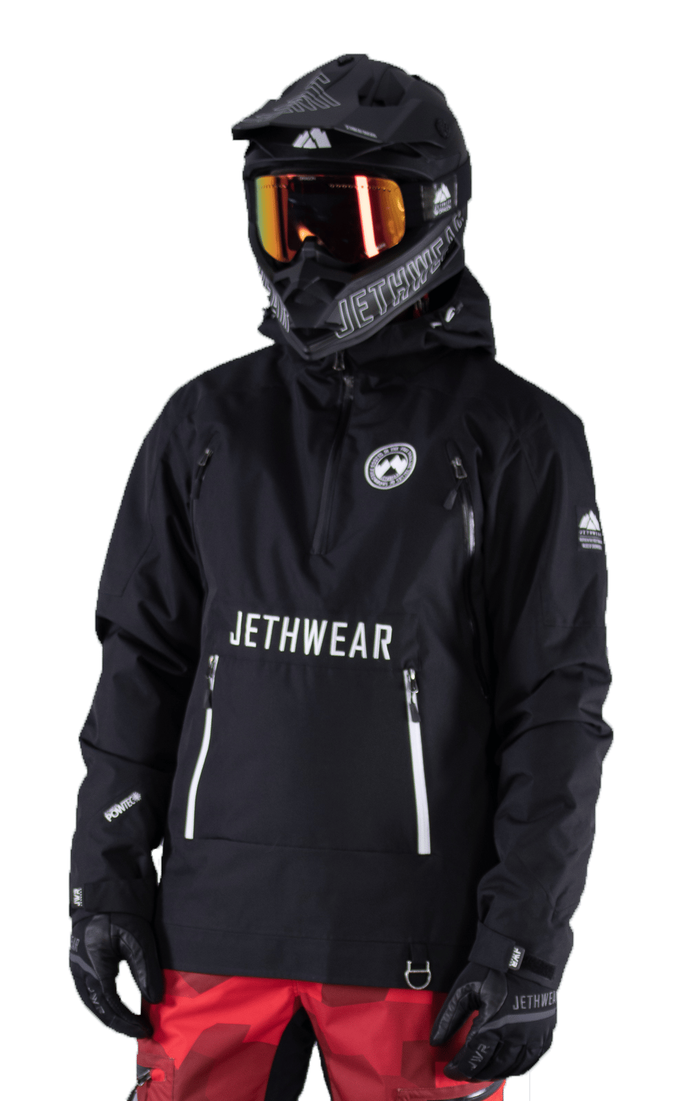 Jethwear Skoterjacka - Vinterjacka Flight Anorak Unisex - Black