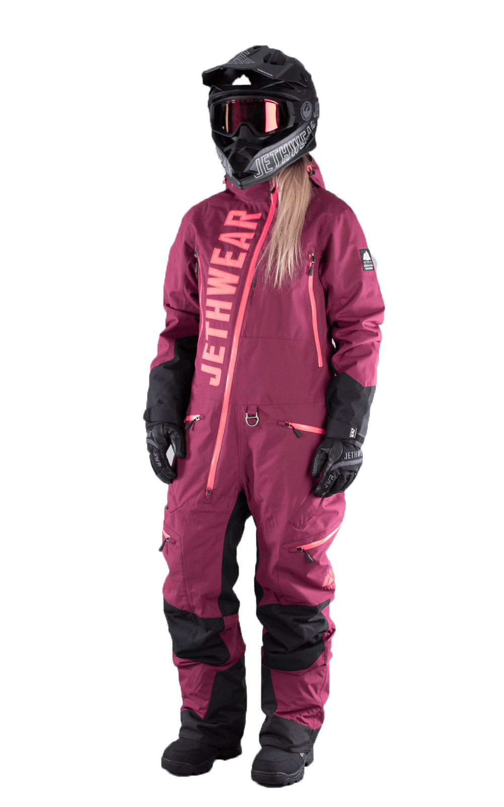 Jethwear Skoteroverall - Damoverall - The One Insulated - Beet Red
