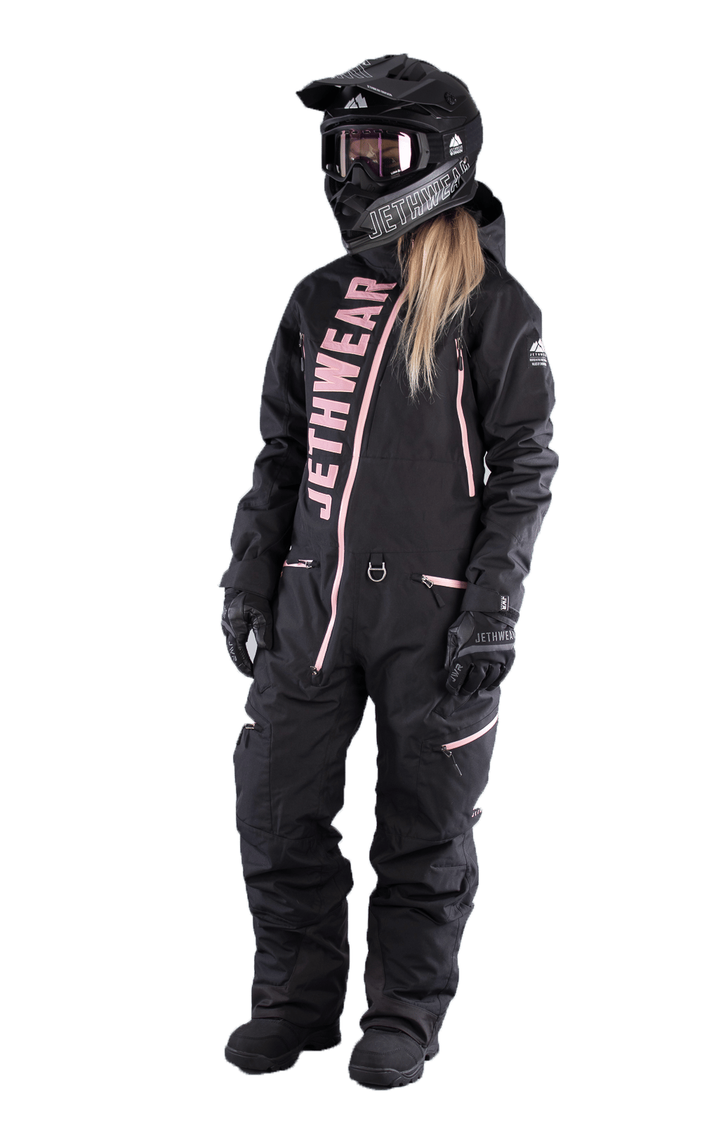 Jethwear Skoteroverall - Damoverall The One Insulated - Black/Rose