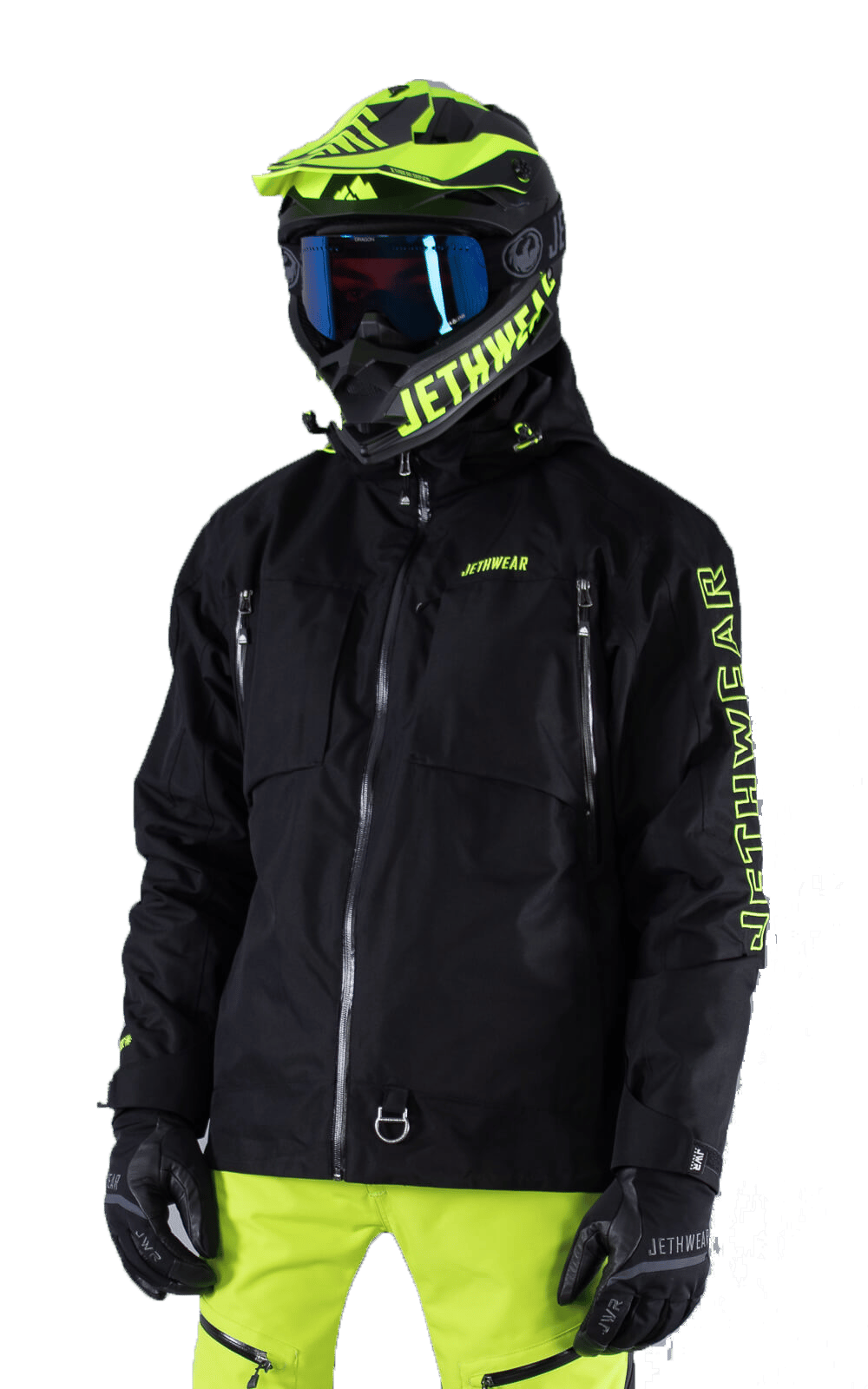 Jethwear Skoterjacka - vinterjacka The Burn Jacket - Black