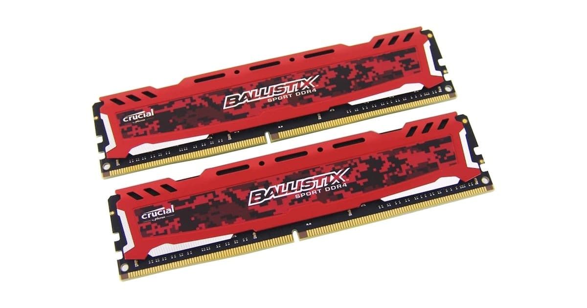 Ballistix Sport LT R 16GB DDR4 2666MT/s, 1x288, CL16 DR x8