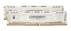 Crucial Ballistix Sport LT White 16GB Kit (2 x 8GB) DDR4-2666 UDIMM