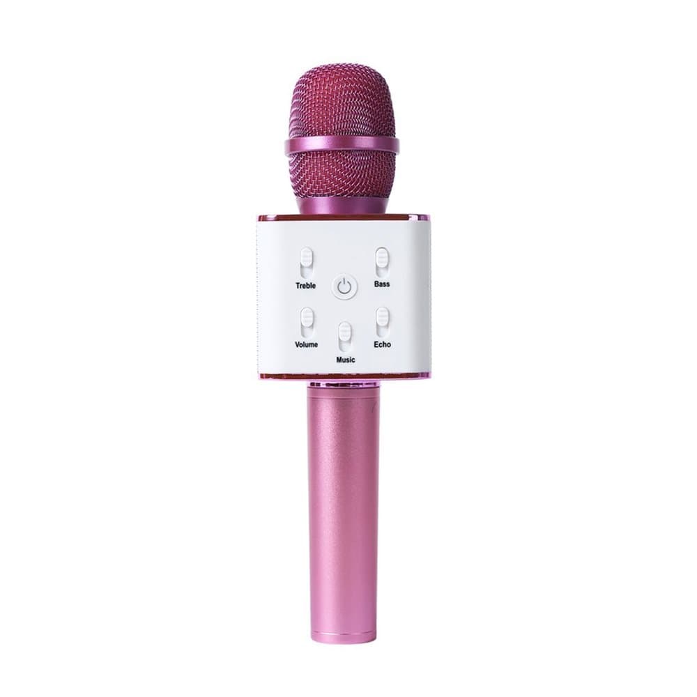 Karaoke mikrofon med Bluetooth högtalare 3W - Rosa guld