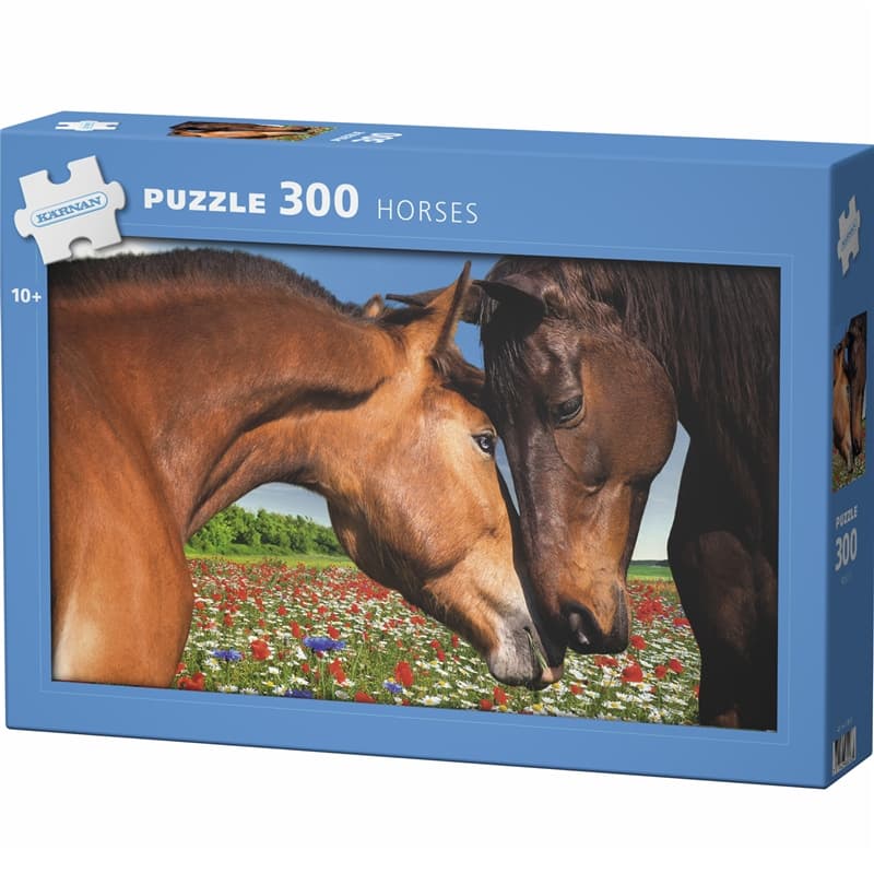 Kärnan Pappussel Horses 300 bitar