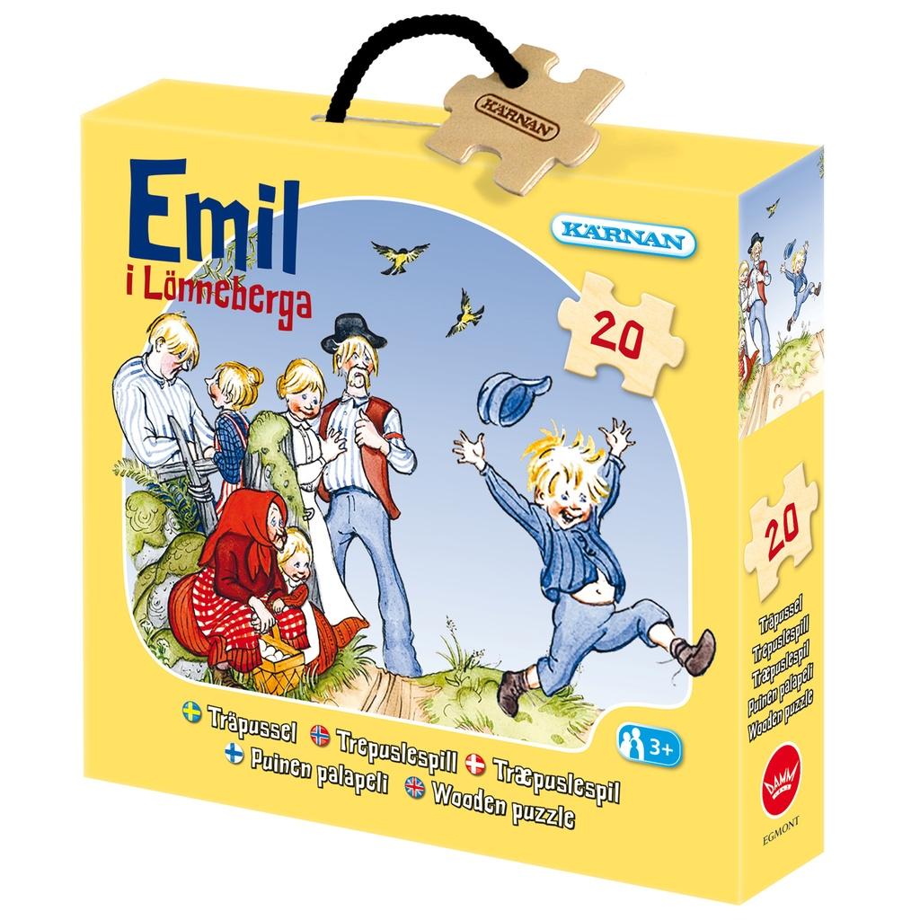 Askpussel i Trä Emil i Lönneberga 20 Bitar