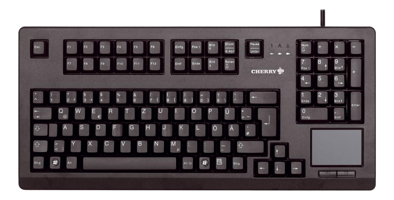Cherry G80-11900, mekaaniset MX-kytkimet, pohjoism. asett.. USB, musta
