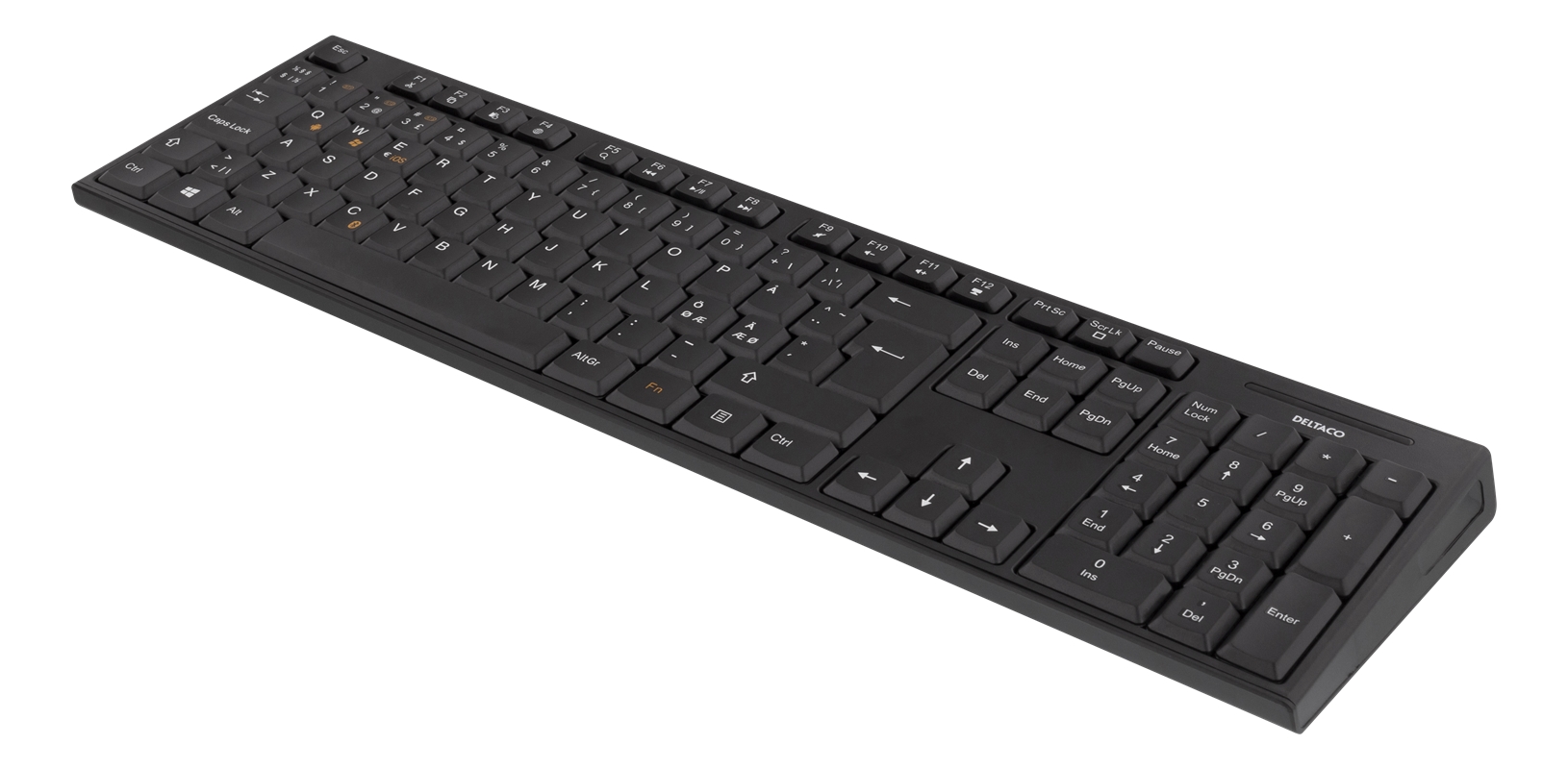 DELTACO Bluetooth Keyboard, Pan Nordic Layout, WinMacOSiOS DELTACO Bluetooth Keyboard, Pan Nordic Layout, WinMacOSiOS