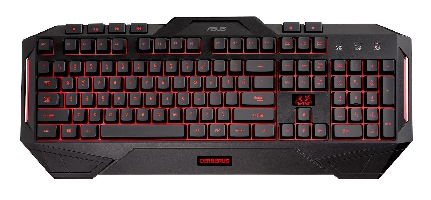 ASUS Cerberus Gaming tastatur - sort
