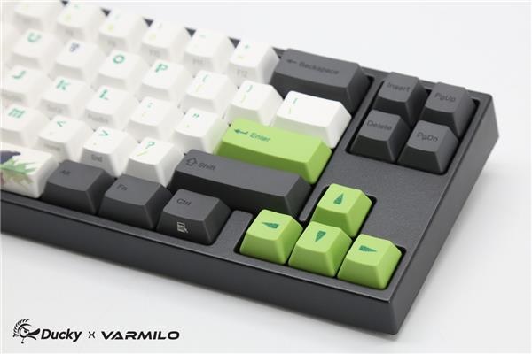 Ducky x Varmilo MIYA Pro Panda TKL Cherry MX Blue Nordic Cherry KC 1000 Kablet Tastatur Frankrike Svart | Dustin.no