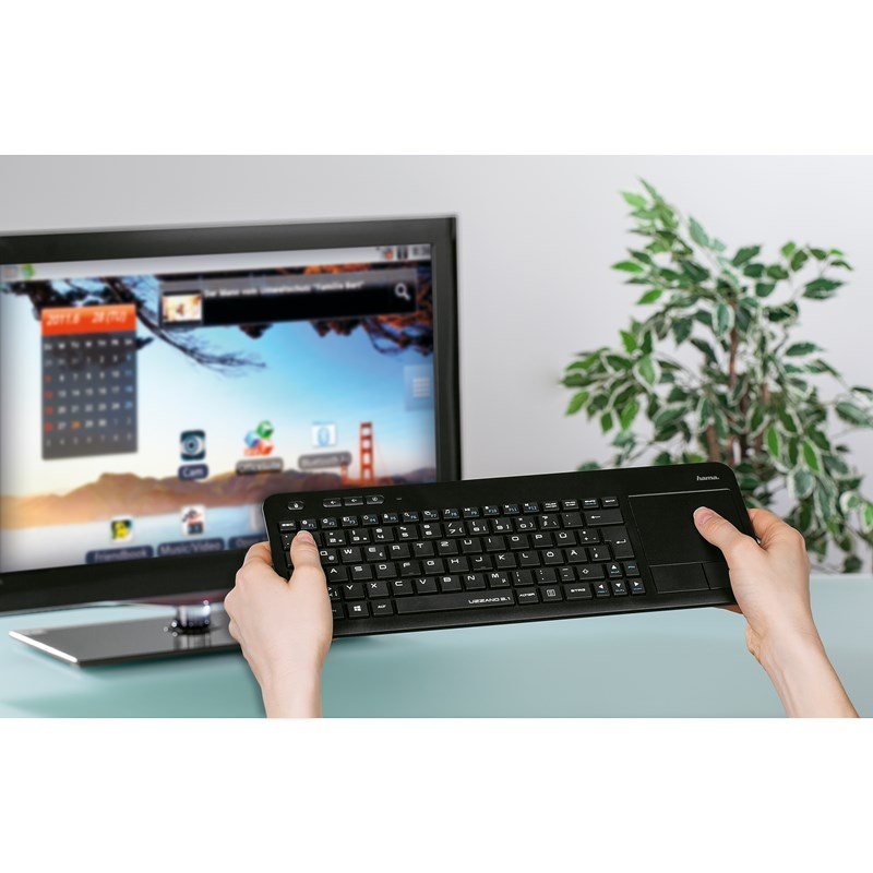 HAMA Tastatur Uzzano 3.1 for Smart TV, PC og Laptop | CDON HAMA Tastatur Uzzano 3.1 for Smart TV, PC og Laptop | tHandel.no