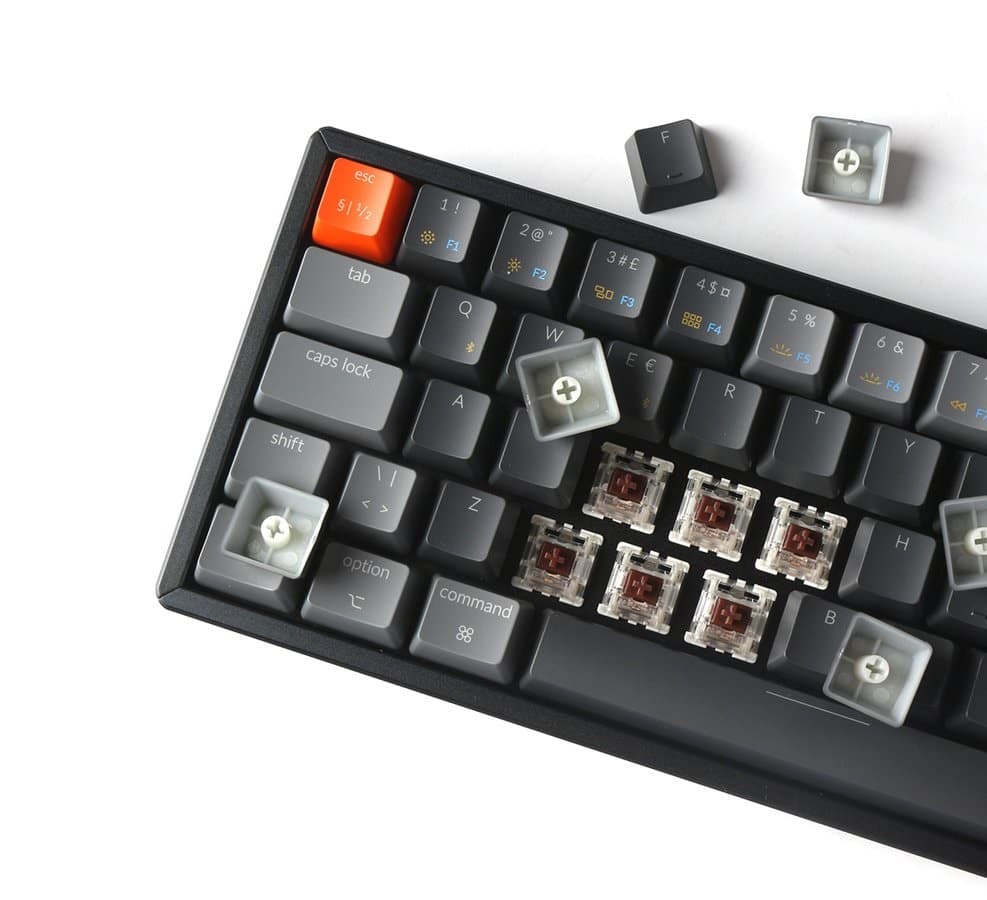 Keychron K6 RGB Aluminium Brown Switch CDON