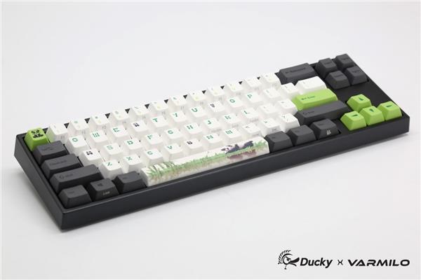Ducky x Varmilo MIYA Pro Panda TKL Cherry MX Brown Nordic Kjøpe Ducky x Varmilo MIYA Pro Panda PBT Hvit LED Tastatur