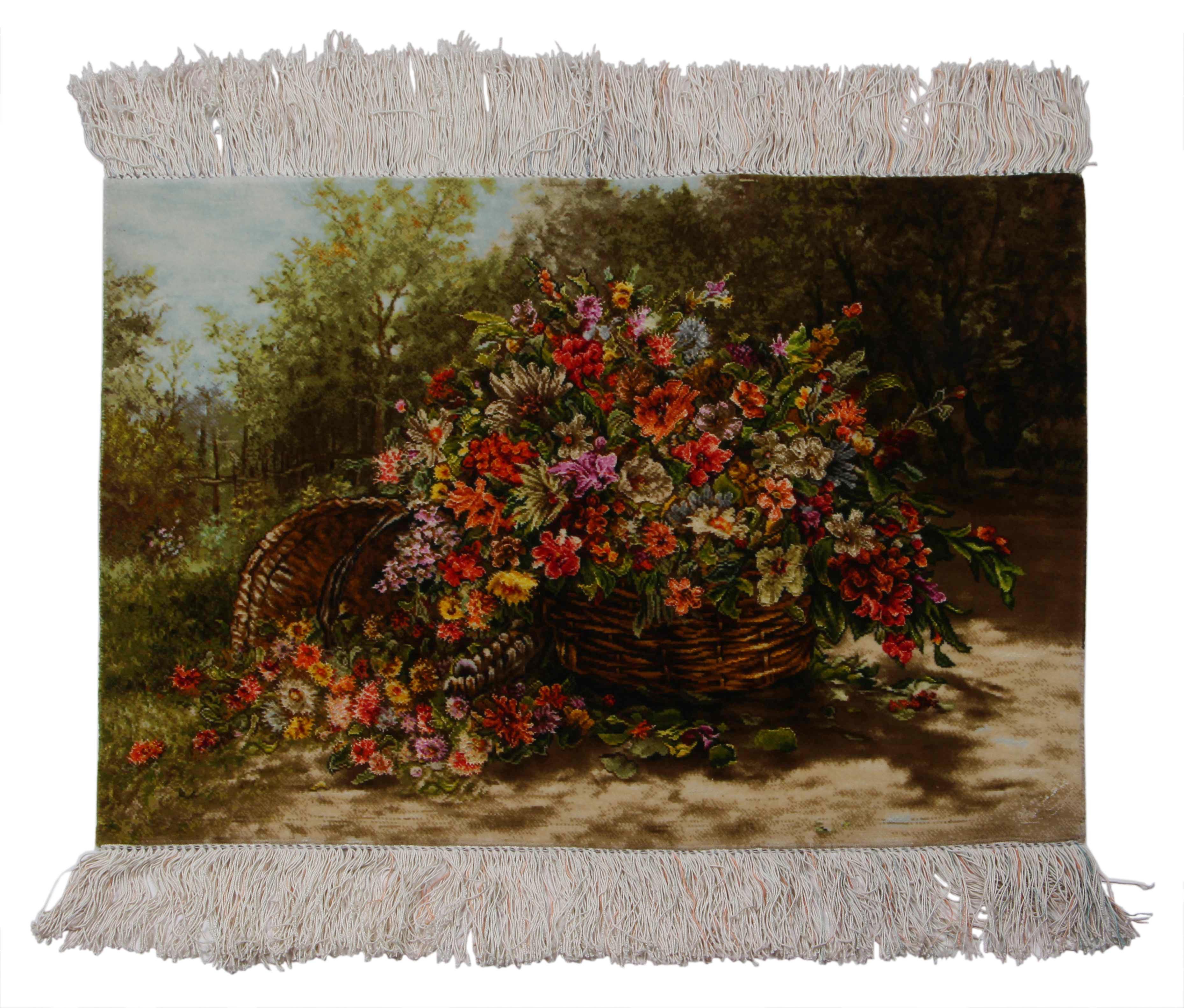Käsin solmittu persialainen seinämatto Tabriz 59x81cm