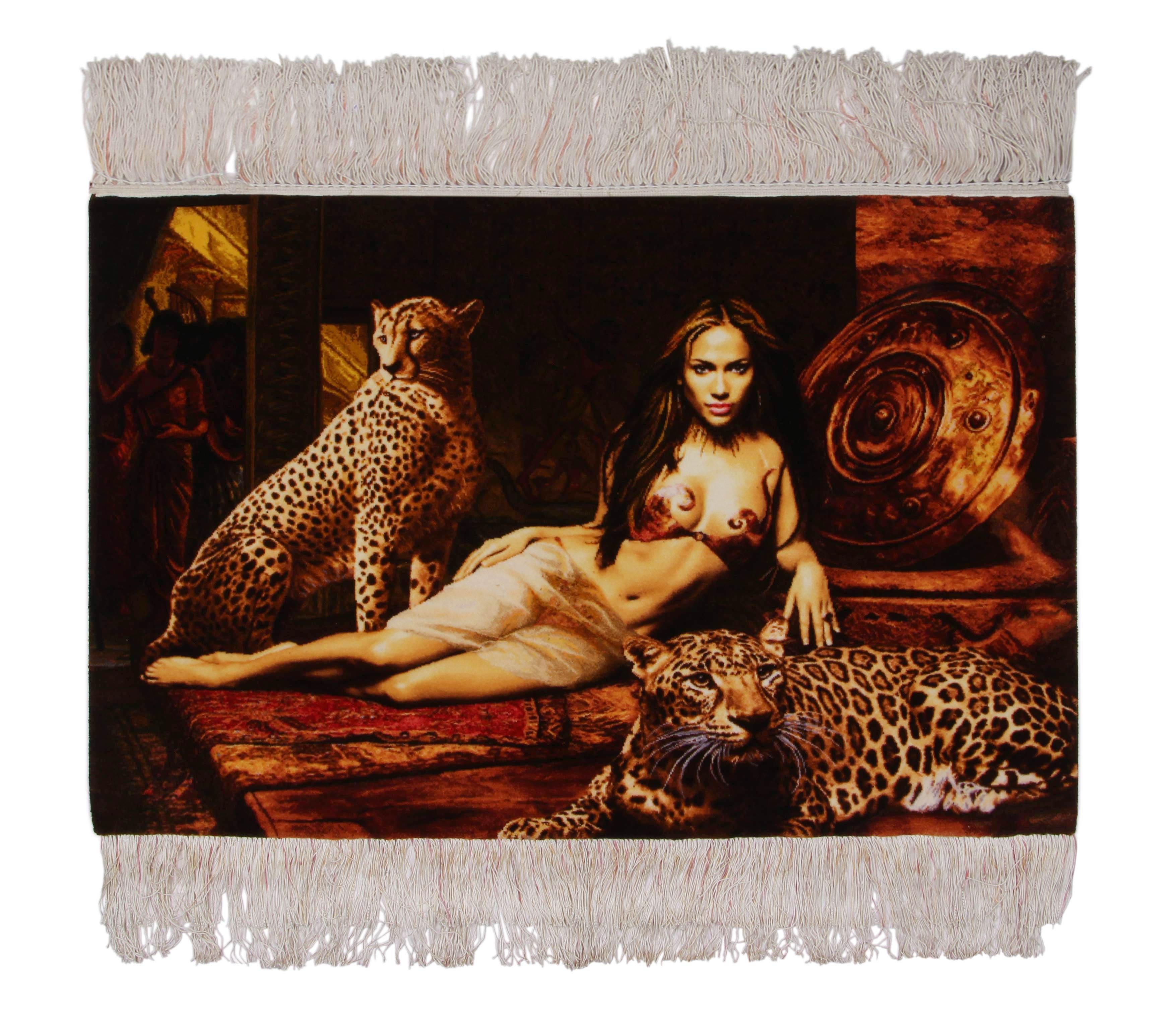 Käsin solmittu persialainen seinämatto Tabriz 67x103cm
