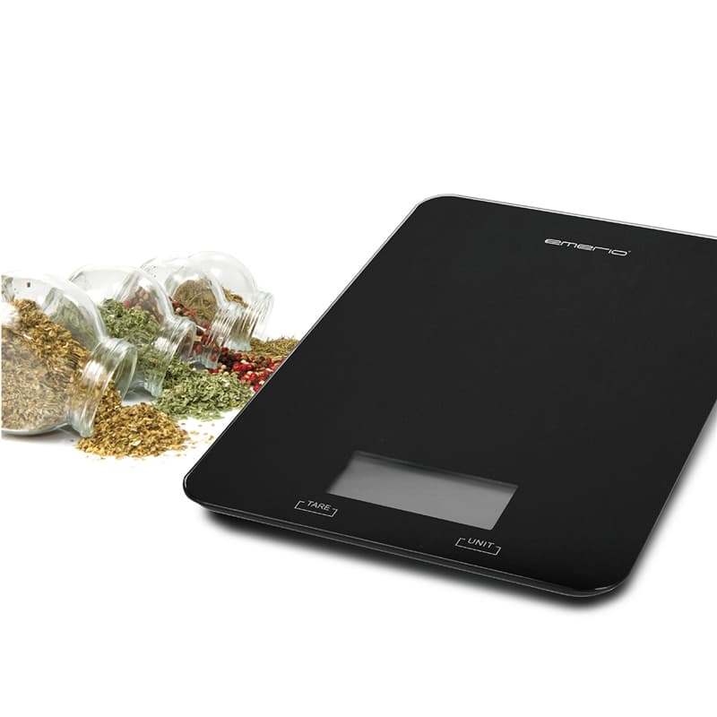Emerio Köksvåg Svart upp till 5kg
