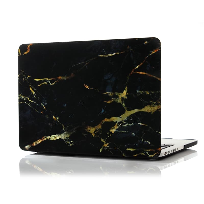 Hårdplastskal till MacBook Pro 13.3" Marmor (Svart)