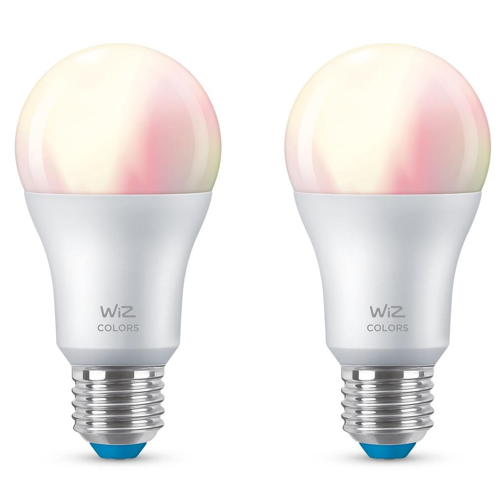 WiZ WiFi Smart LED E27 Normal 60W Färg 2-pack