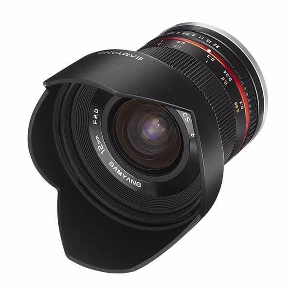 Samyang 12 MM F/2.0 NCS CSC Canon M Silver