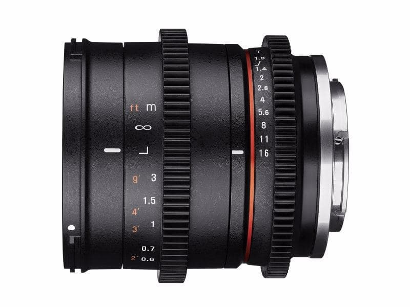 Samyang 35 MM T1,3 VDSLR Cine Fuji X