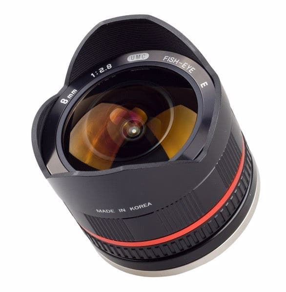 Samyang 8 MM F/2.8 UMC Fisheye II Canon M Silver