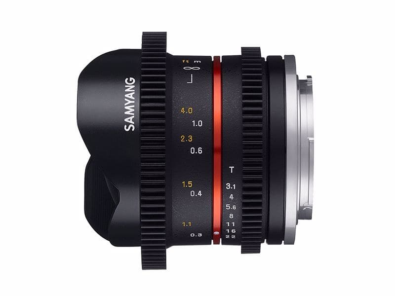Samyang 8 MM T3,1 VDSLR Canon M