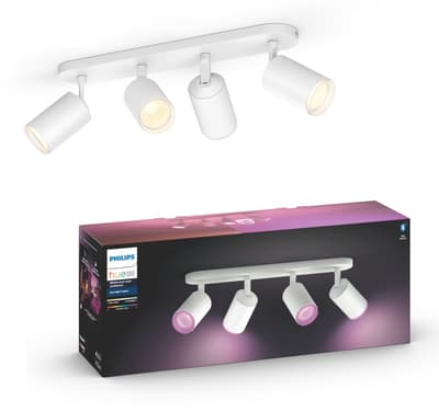 Philips Hue Fugato Wh/Color 4x5,7W Vit