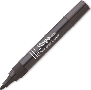 Sharpie merkkauskynä M15, 12 kpl kuulakärkikynää, musta