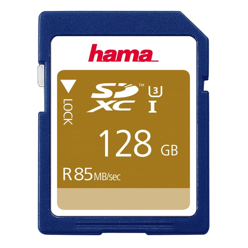 Hama Minneskort SDXC 128GB 85MB/s Class 3 (114950)