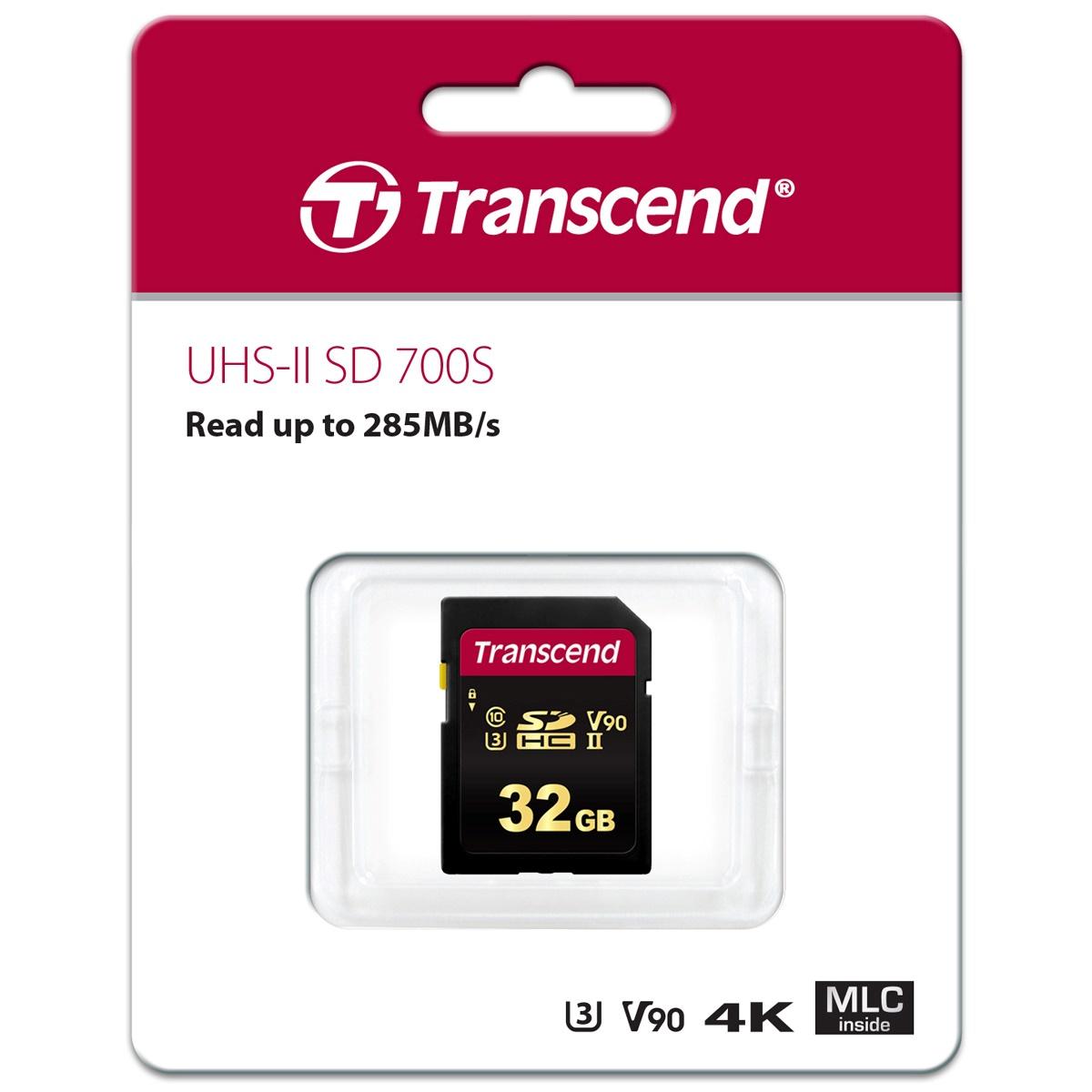 Transcend Sdhc 32gb Uhs Ii U3 R285 W180 Cdon