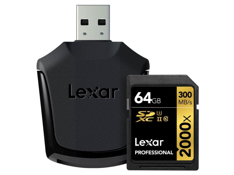 LEXAR PRO 2000X SDHC/SDXC UHS-II U3(V90) R300/W260 64GB
