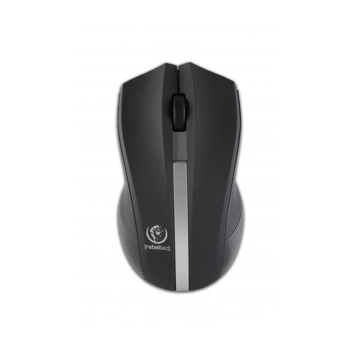 REBELTEC trådlös mus GALAXY svart/silver