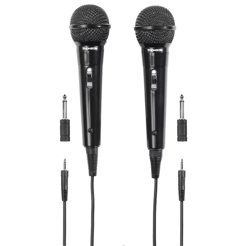 Thomson Mikrofon M135D Dynamisk Svart 2-Pack