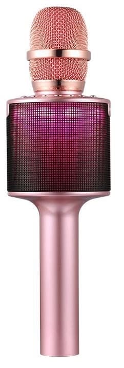 Karaoke-mikrofon med Bluetooth och belysning, Roséguld