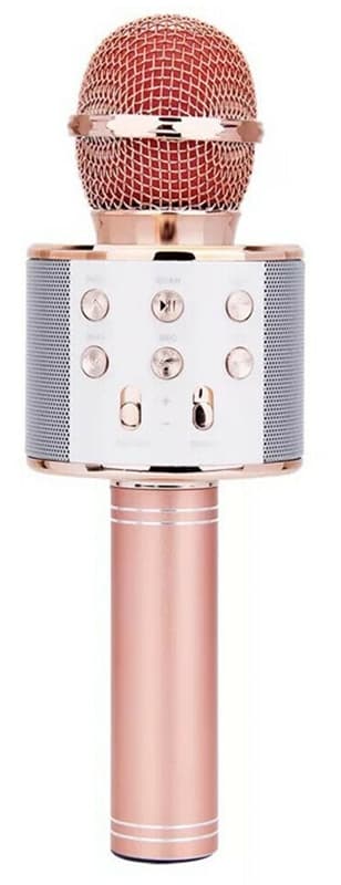 Karaoke-mikrofon med Bluetooth, Roséguld