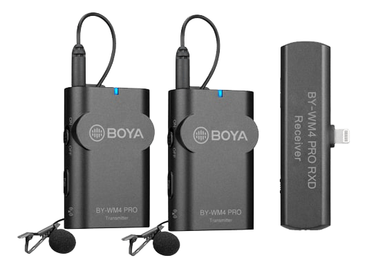 BOYA 2.4G Wireless Microphone Kit Black (BY-WM4 Pro-K4)