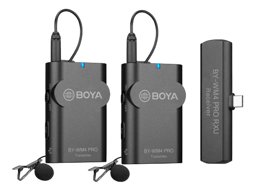 BOYA 2.4G Wireless Microphone Kit Black (BY-WM4 Pro-K6)