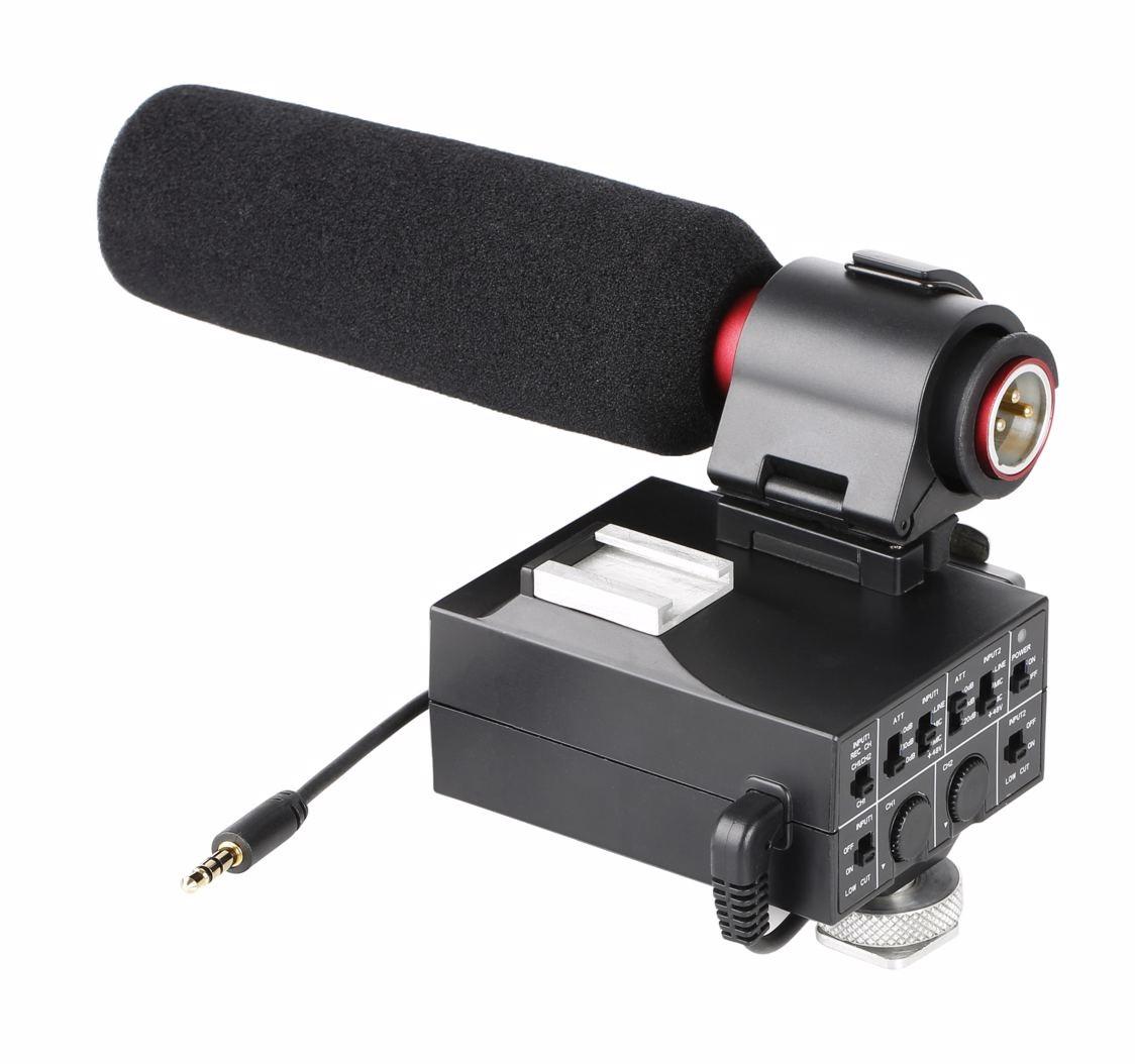 Saramonic MIXMIC 2-CH Audio Mixer & XLR Mic