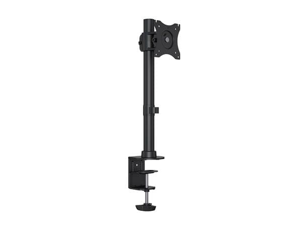 Multibrackets M Deskmount Basic Single - Monteringssats (montering på skrivbord) för LCD-display - stål, höggradig aluminium - svart - skärmstorlek: 15-27 - klämma, monterbar