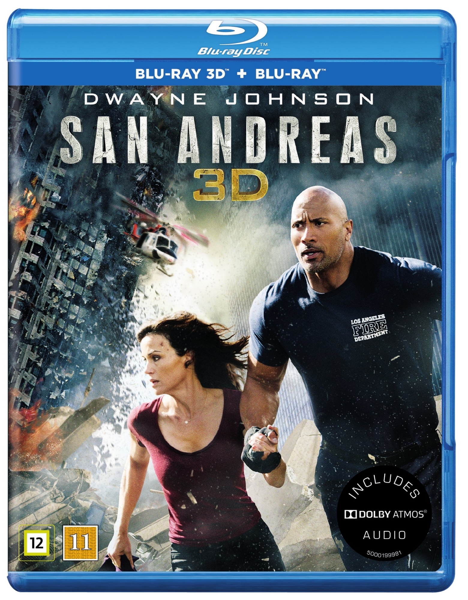 San Andreas (3D Blu-ray + Blu-ray) (2 disc)