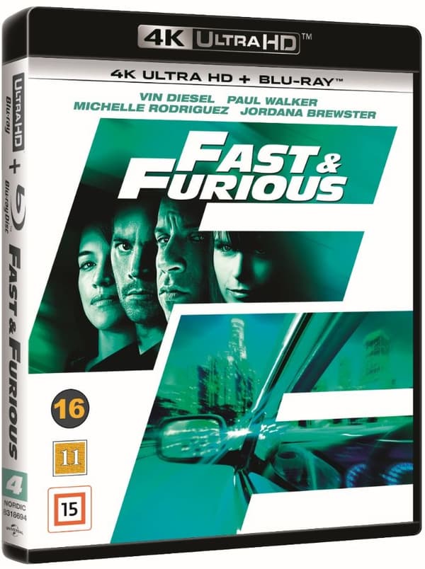 Fast & Furious 4 (4K Ultra HD + Blu-ray) (2 disc)